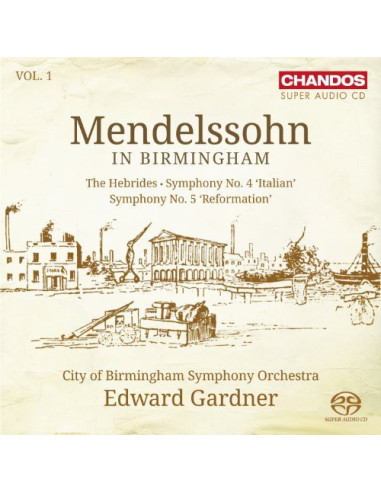 City Of Birminghan Symphony O. Gardner - Mendelssohn In Birminghan, Vol.1 (Sacd) - (CD)