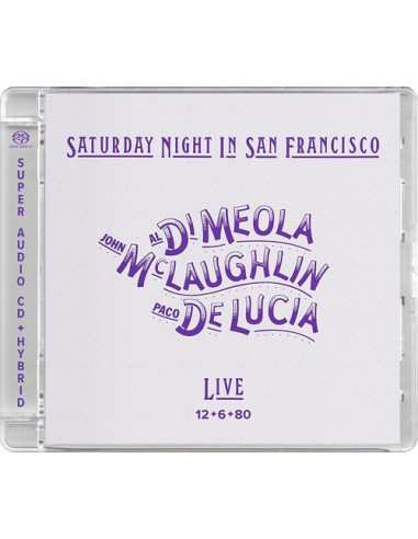 Di Meola Mc Laughlin De Lucia - Saturday Night In San Francisco Sacd - (CD)