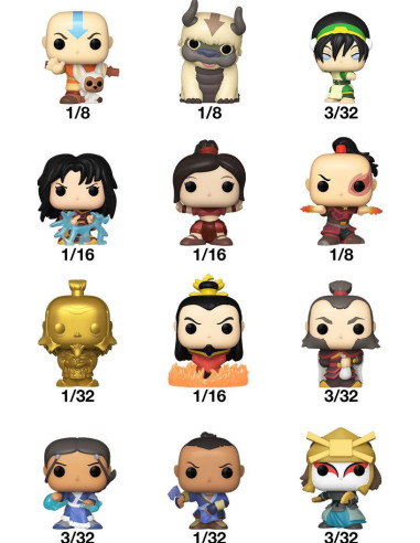 Funko: Bitty Pop Singles - Avatar- 32Pc Pdq