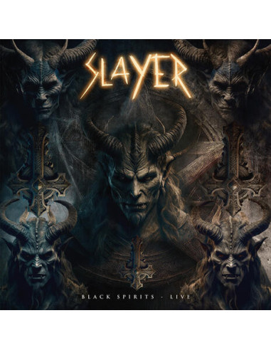 Slayer - Black Spirits - Live - Red W/Black Splat