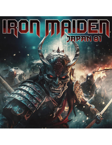 Iron Maiden - Japan 81 - Red W / White Splatter