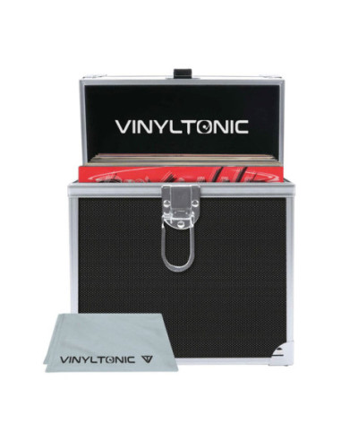 Vinyl Tonic 7p Vinyl Storage Case With Cloth - Vinyl Tonic 7 Vinyl Storage Case With Cloth Black