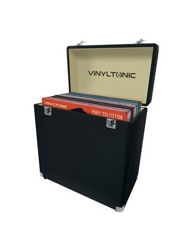 Vinyl Tonic Pu Leather Lp Case Black (With Vt04A) - Vinyl Tonic Pu Leather Lp Case Black (With Vt04A)