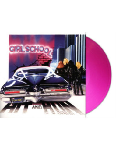 Girlschool - Hit And Run (Pink Vinyl) - Gatefold Cover