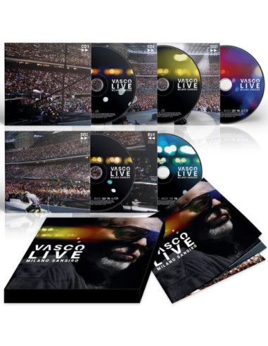 Rossi Vasco - Vasco Live Milano Sansiro (Box 2Cd/2Dvd/Bd) - (CD)