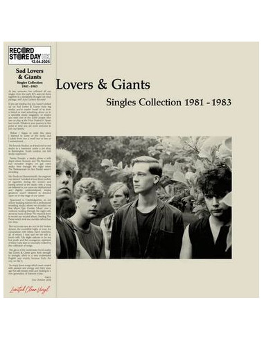 Sad Lovers and Giants - Singles Collection 1981-1983 (Rsd 2025)