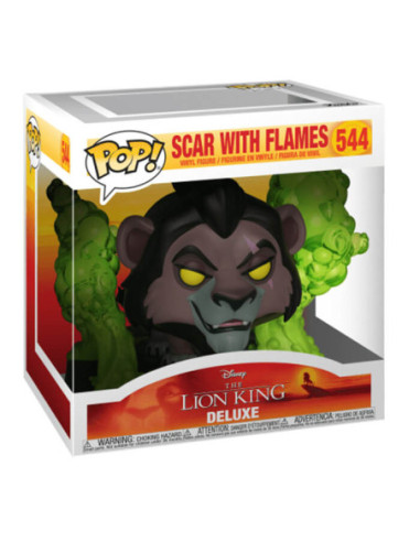 Disney: Funko Pop! Deluxe - The Lion King  - Scar With Flames (Vinyl Figure 544)