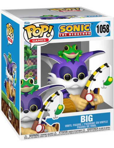 Sonic The Hedgehog: Funko Pop! Games - Big The Cat With Froggy (Vinyl Figure 1058)