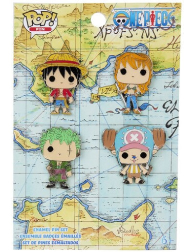 Funko Pins Anime One Piece 4Piece Enamel Set