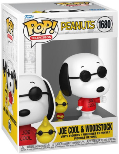 Peanuts: Funko PopandBuddy - S7 - Joe Cool With Woodstock