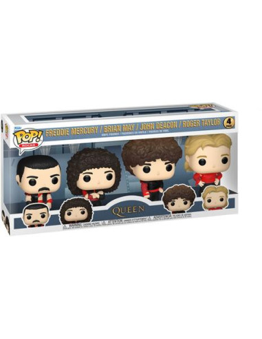 Queen: Funko Pop! Rocks - Radio Gaga 4PK