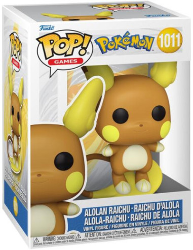 Pokemon: Funko Pop! Games - Alolan Raichu (Vinyl Figure 1011)