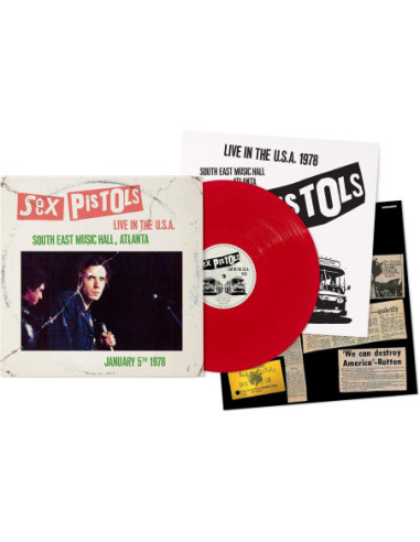 Sex Pistols - Live In The Usa 1978 - Atlanta (Vinyl Red)