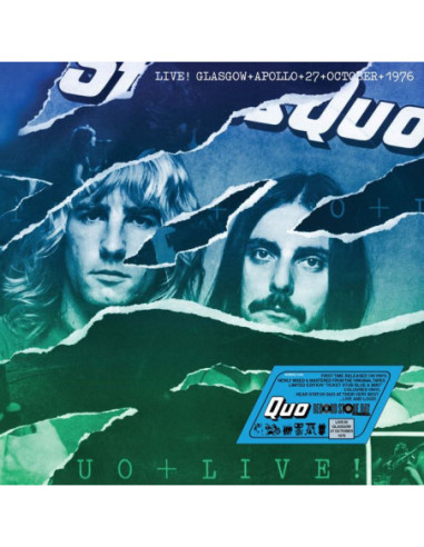 Status Quo - Live In Glasgow 27th October 1976 Night 1 - Mint Green Blue (Rsd 2025)