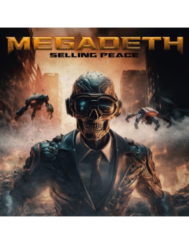 Megadeth - Selling Peace - Red W/Black Splatter