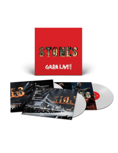 Rolling Stones The - Grrr Live! Barnes and Noble White Vinyl