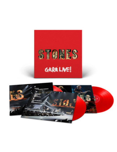 The Rolling Stones - Grrr Live! 180 Gram / Red Vinyl