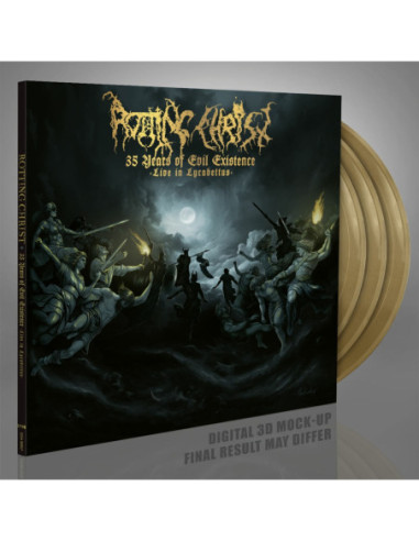 Rotting Christ - 35 Years Of Evil Existence - Live In Lycabettus (Gold Vinyl)