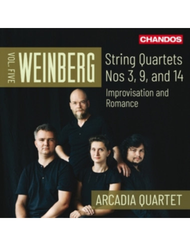 Arcadia Quartet - Weinberg: String Quartets, Vol. 5 - (CD)