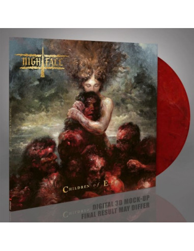 Nightfall - Children Of Eve - Transparent Red / White