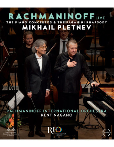 Mikhail Pletnev - Rachmaninoff Live The Piano Concertos and Paganini (Blu-ray)