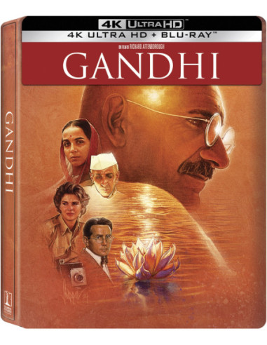 Gandhi (2 4K Ultra Hd/2 Blu-Ray Hd) (Steelbook)