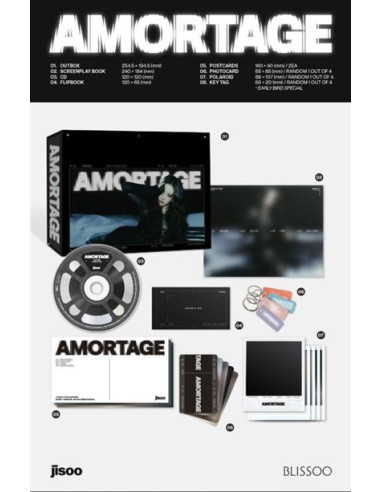 Jisoo - Amortage - (CD)  Limited Edition Deluxe Box Set