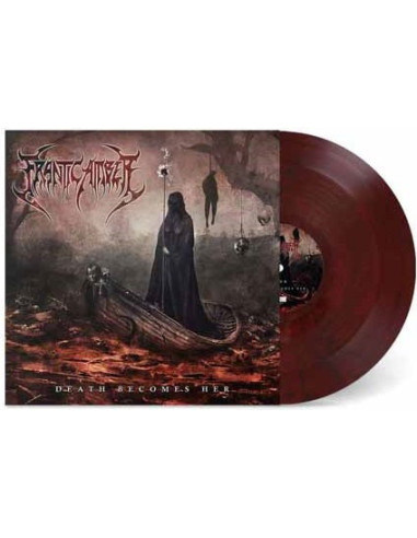 Frantic Amber - Death Becomes Her - Bloodred Marbled Vin