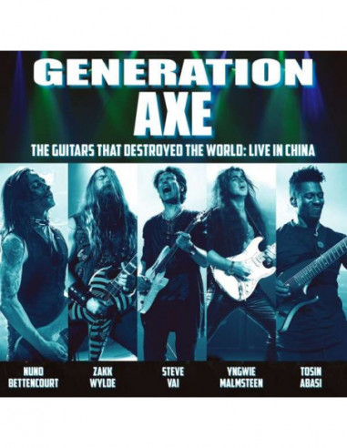 Generation Axe( Vai, Malmsteen, Bettencourt, Abasi, Wylde) - The Guitars That Destroyed That World Live In China