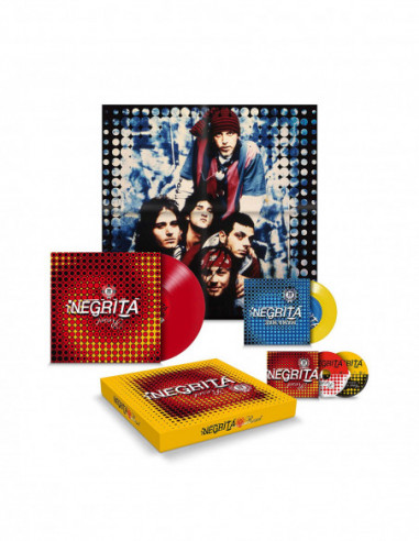 Negrita - Reset 20Th Anniversary (Box Super Deluxe 2Cd + Lp Colorato + 45 Giri E Poster) - (CD)