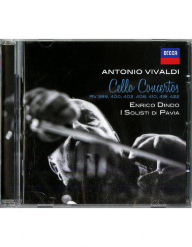 Dindo Enrico( Violoncello E Direttore) - Cello Concertos (2016)(Rv399,Rv400,Rv403,Rv406,Rv410,Rv419,Rv422) - (CD)