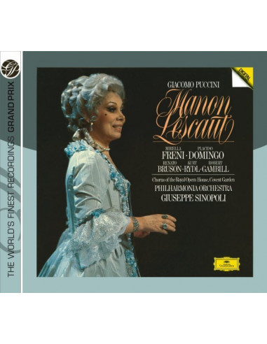 Sinopoli( Direttore), Mirella Freni( Soprano), Placido Domingo( Tenore) - Manon Lescaut (Opera Completa) - (CD)